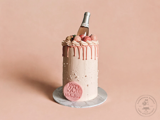 Pink Prosecco Cake