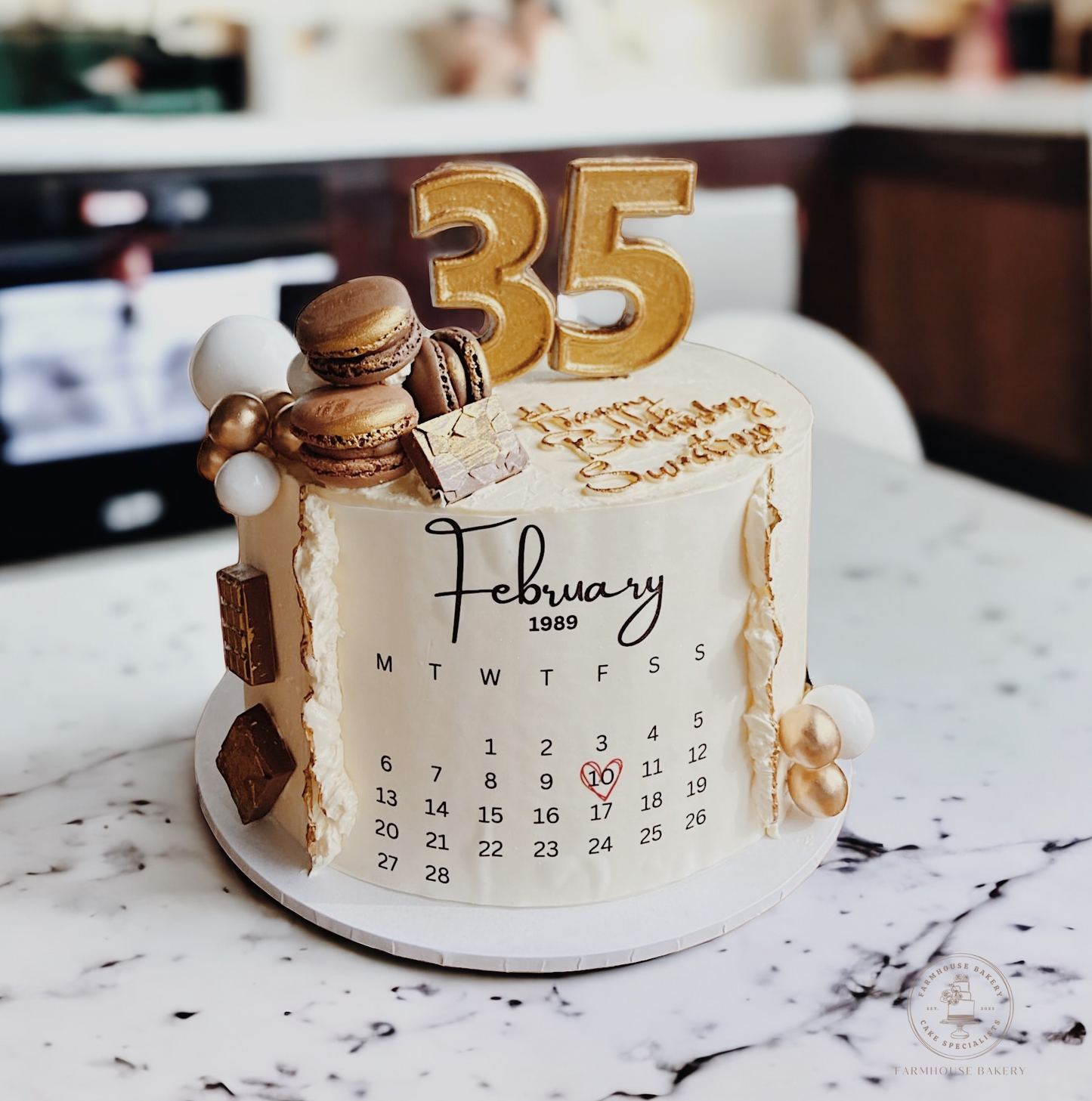 Calendar cake