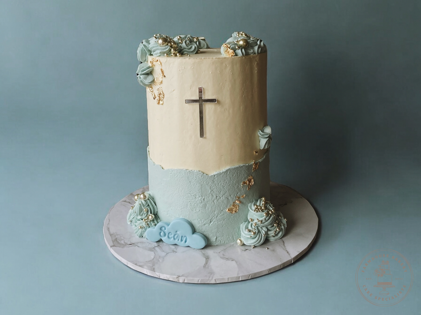 Simple Christening cake