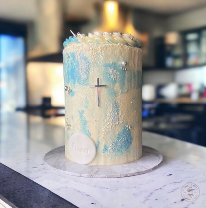 Velvet texture communion cake