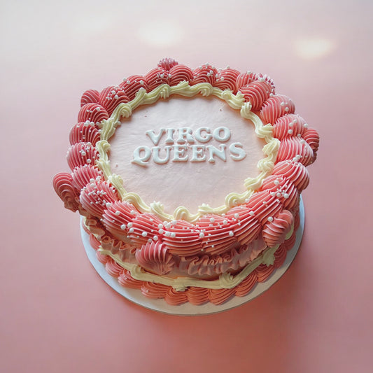 Round vintage cake